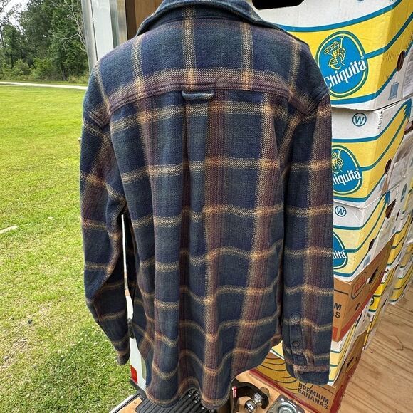 Orvis Plaid Button-Up Flannel Shirt Jacket - Picture 6 of 6